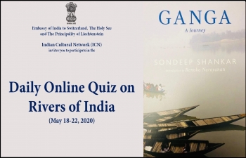 DAILY ONLINE QUIZ ON "RIVERS OF INDIA" (May 18 - 22, 2020)